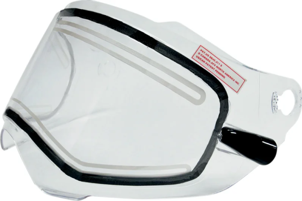 Fx-39dse Ampd Electric Double Lens Snow Shield Clear ONE SIZE, 1, nordicamoto.ro
