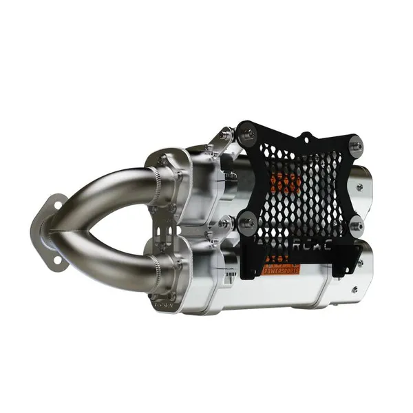 Apx Aluminium Slip-on Muffler Anodized Clear -0