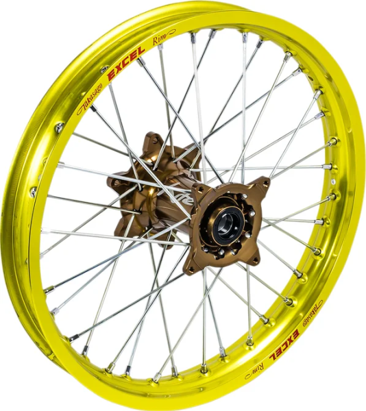Elite Mx-en Wheel, Silver Spokes Gold, 1, nordicamoto.ro