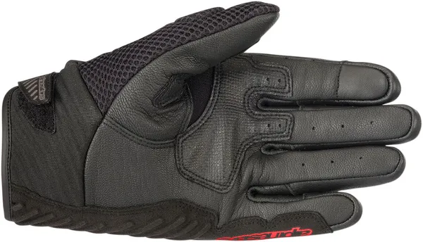 Manusi Piele Alpinestars Smx-1 Air V2 Negru/ Rosu-1