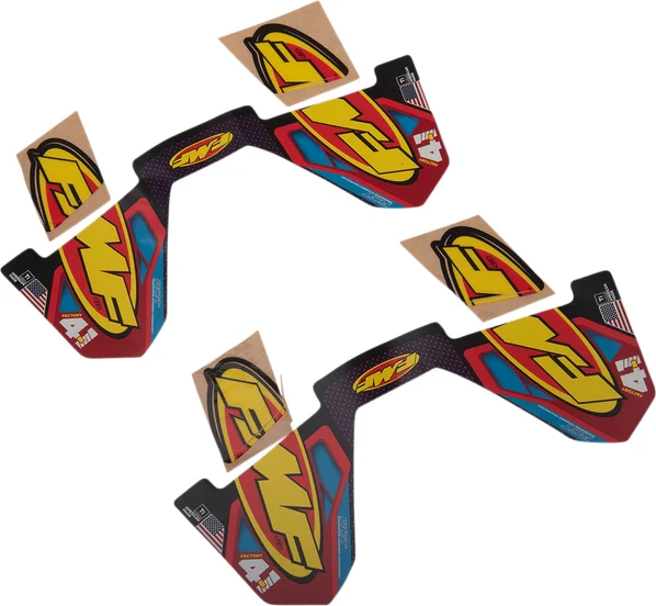 Fmf Exhaust Replacement Decal Black, Gold, Yellow, 2, nordicamoto.ro