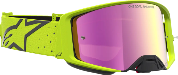 Ochelari Alpinestars Supertech Vesta Galben Fluo/Negru/Lentila Colorata, 3, nordicamoto.ro