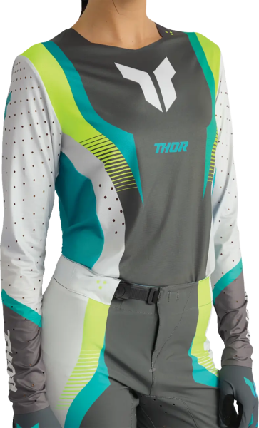 Womens Sportmode Velocity Jersey Gray, Blue -6