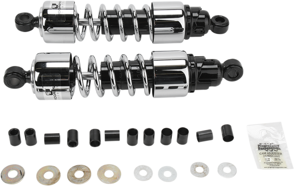 412 Series Cruiser Shocks Black, Chrome, 1, nordicamoto.ro