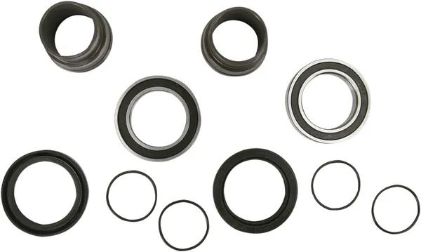Watertight Wheel Collar And Bearing Kits Black, Silver