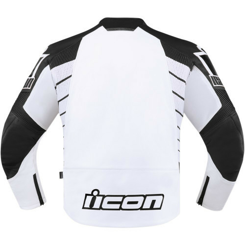 Geaca Piele Icon Hypersport2™ Black/White-0