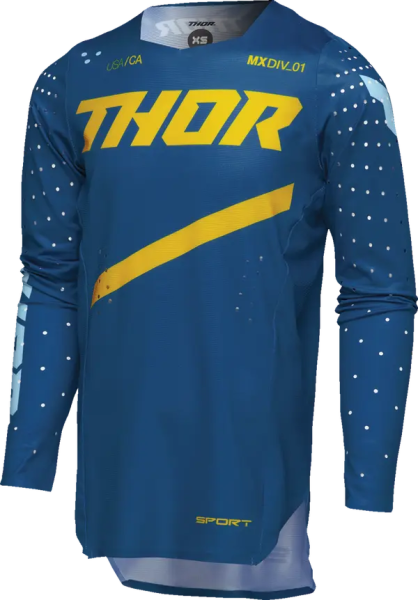Tricou Enduro Copii Sportmode Brave Blue-6