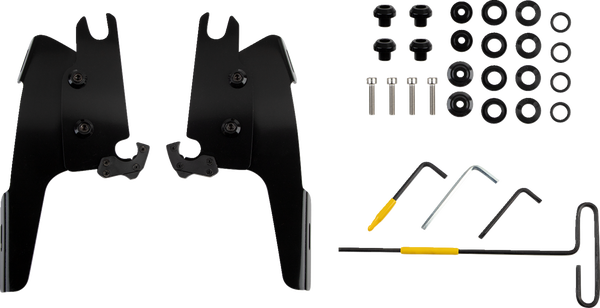 Batwing Fairing Trigger-lock Mounting Kit Black, 1, nordicamoto.ro