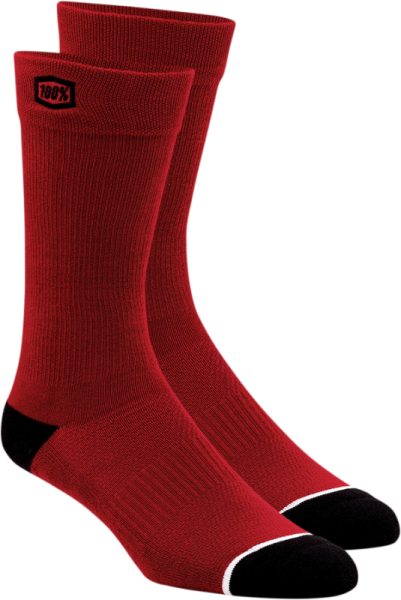 Solid Socks Red 