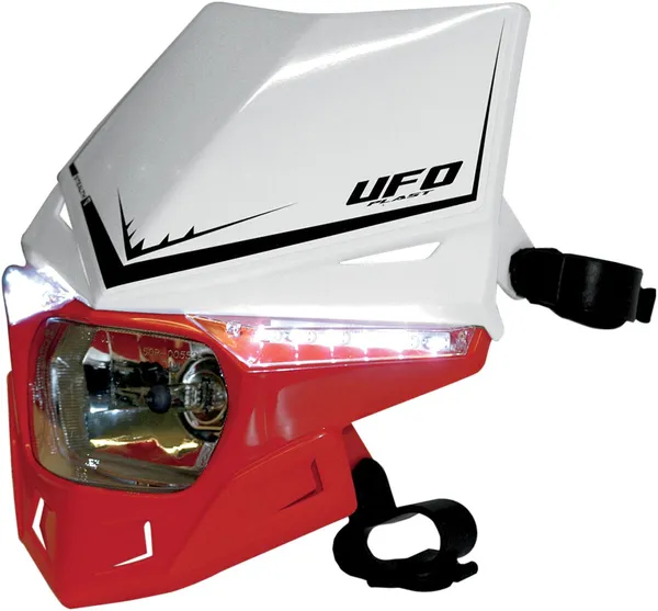 Dual Color Stealth Headlight Red, White-2