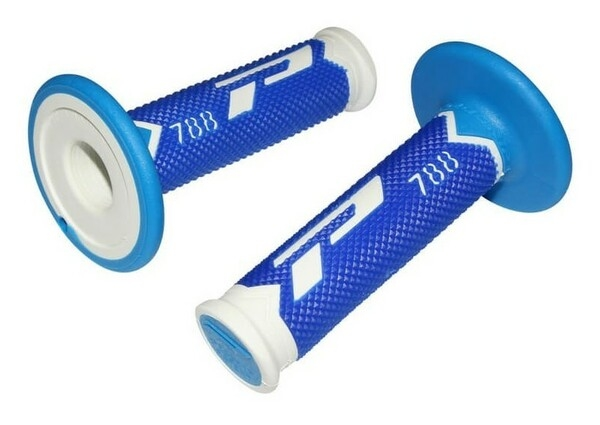 Triple Density Grips Blue, White, 1, nordicamoto.ro