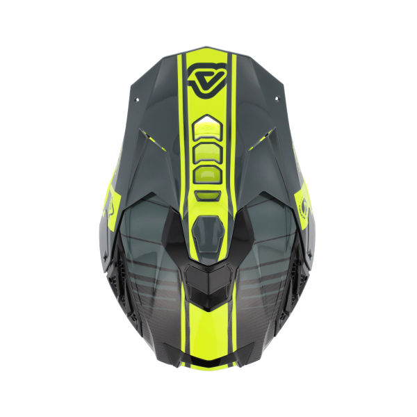 Casca Acerbis Airstrike-C Negru/Galben Fluo-12