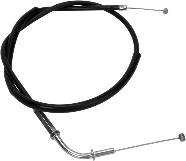 Black Vinyl Throttle Cable Black 