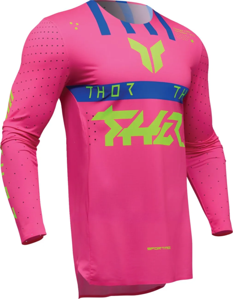 Tricou THOR Sportmode Flite Pink/Blue-8