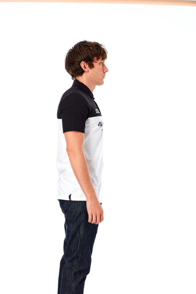 Paddock Polo Shirt White, Black -8