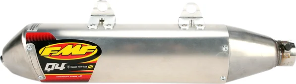 Q4 Hex Slip-on Muffler Anodized Champagne, 1, nordicamoto.ro