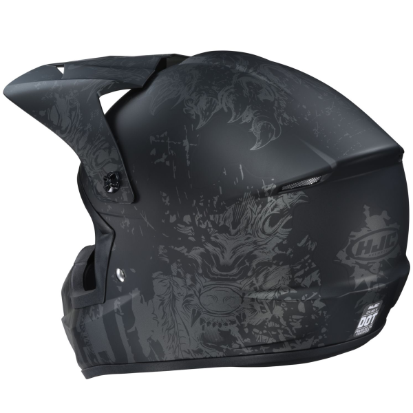 Casca HJC CS-MX II Creeper - lichidare stoc! Negru XL, 2, nordicamoto.ro