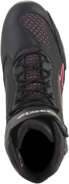 Ghete dama Alpinestars Stella Faster-3 Rideknit Black/Orange/Pink-1