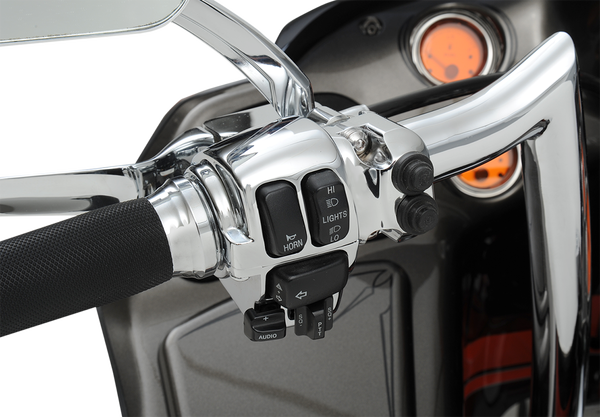 Handlebar Switch Housing Kit Silver, 4, nordicamoto.ro