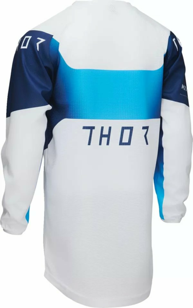 Tricou Enduro Copii Thor Launchmode Storm White/Blue-0