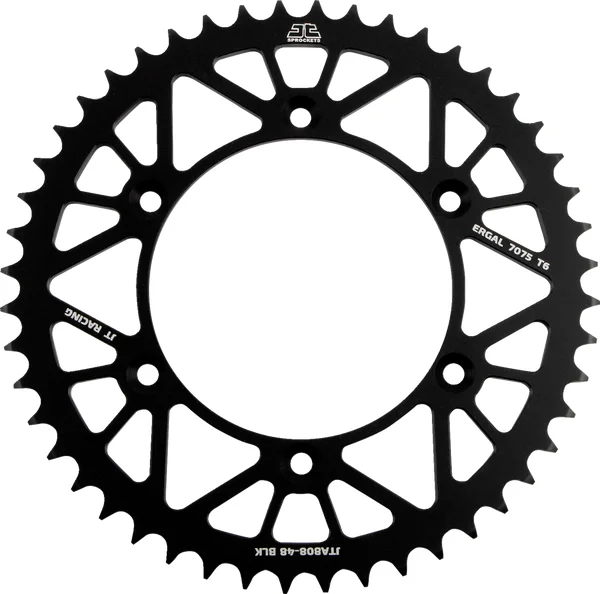 JT SPROCKETS Racelite Aluminum Rear Sprocket Silver, 1, nordicamoto.ro