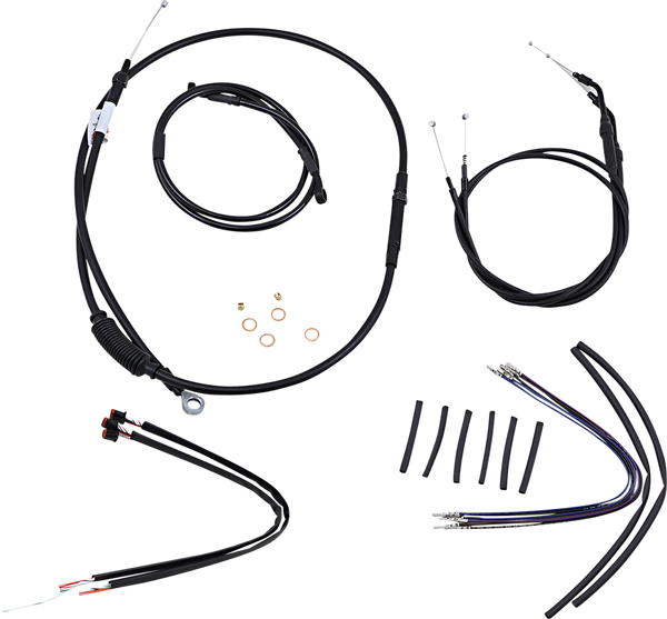 Jail Bar Cable Kit Black, 1, nordicamoto.ro