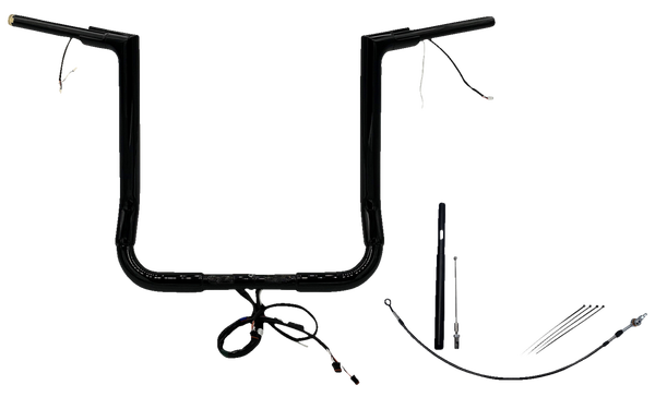 Plug & Play Ez Install 1-1/2(r) Flat Top Handlebar Kit Black, 1, nordicamoto.ro