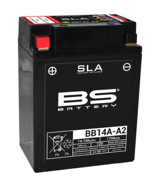 Sla Factory-activated Agm Maintenance-free Batteries Black -0