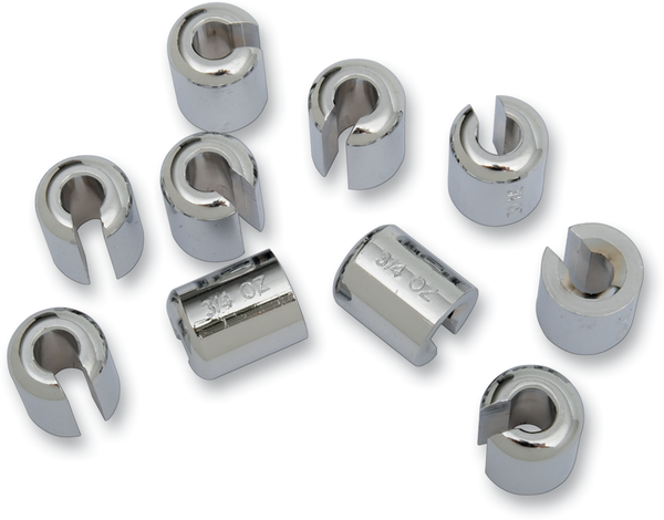 Chrome/zinc Spoke Wheel Weights Chrome, 1, nordicamoto.ro