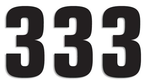 Two Series Numbers Black, 1, nordicamoto.ro