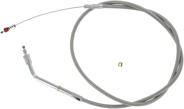 Stainless Steel Throttle/idle Cable Silver Standard, 1, nordicamoto.ro