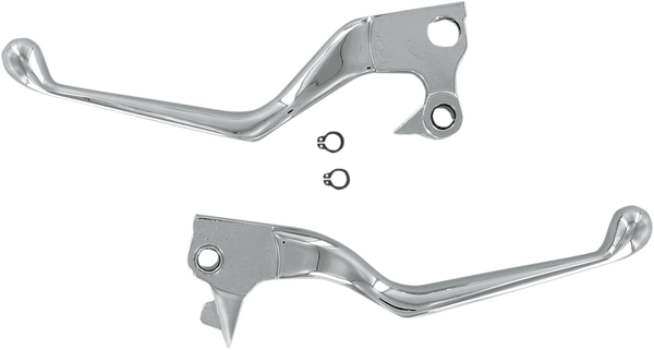 Wide Blade Lever Set Silver, 1, nordicamoto.ro