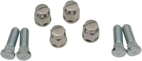 MOOSE RACING Wheel Stud-nut Kit Silver 