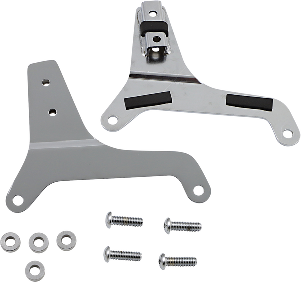 Sissy Bar Side Plates Silver, 1, nordicamoto.ro