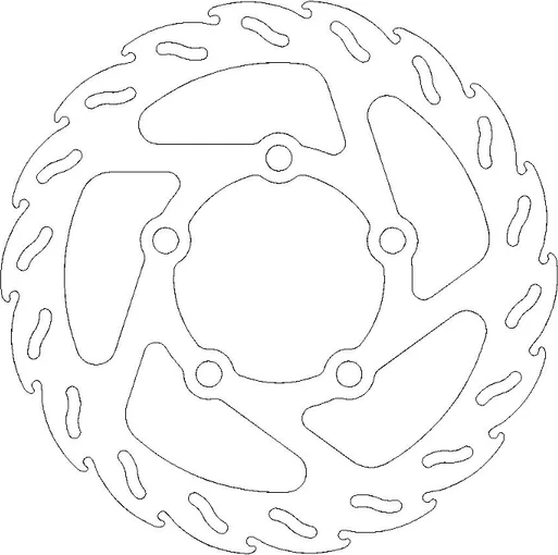Rotor spate din seria Flame, argintiu, 2, nordicamoto.ro