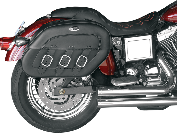 S4 Drifter Rigid-mount Quick-detach Slant Saddlebags Black, 3, nordicamoto.ro