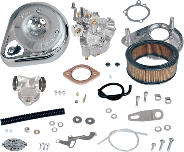 Super E Carburetor Kit W/ Manifold Silver, 1, nordicamoto.ro