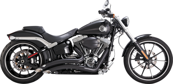 Big Radius Exhaust System Black, 2, nordicamoto.ro