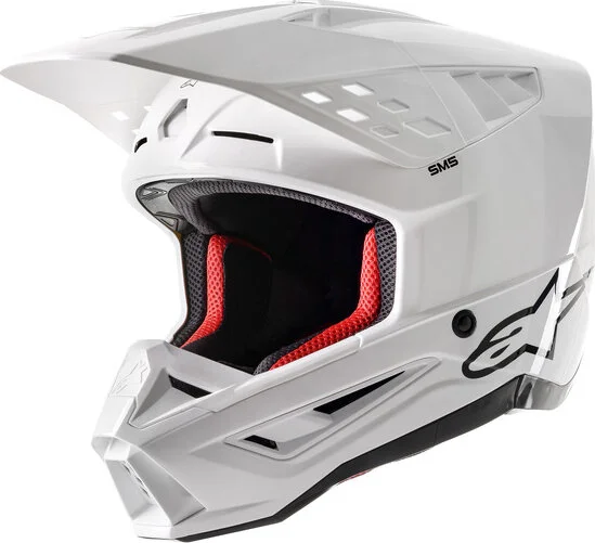 Supertech M5 Solid Mx Helmet White  M, 1, nordicamoto.ro