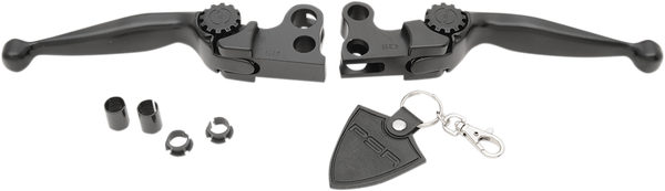 Journey Adjustable Lever Set For Harley Models Black, 3, nordicamoto.ro