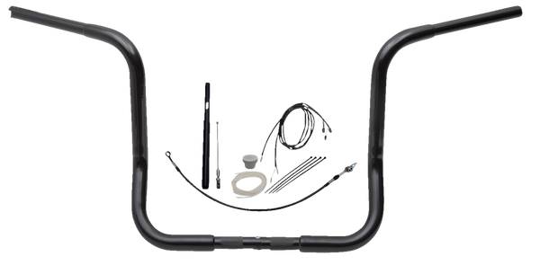 1-1/4(r) Ez Install Round Top Handlebar Kit Black, 4, nordicamoto.ro