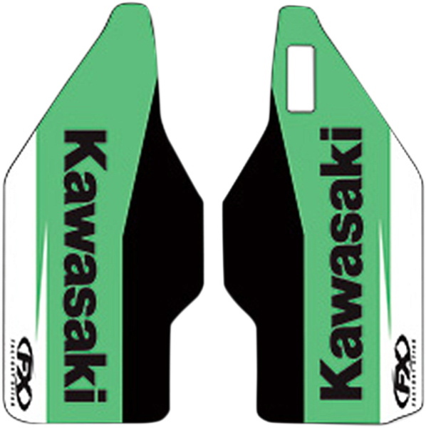 Lower Fork Guard Graphics Black, Green, 1, nordicamoto.ro