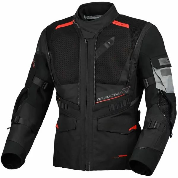 Geaca textil impermeabila touring/adventure MACNA FLEXODUS Negru 3XL, 15, nordicamoto.ro