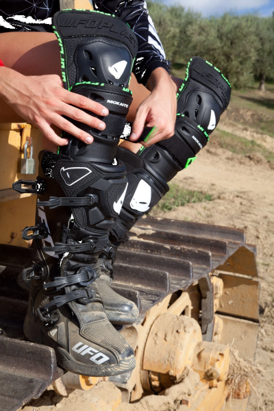 Knee Shin Guard Mokaite Black-0