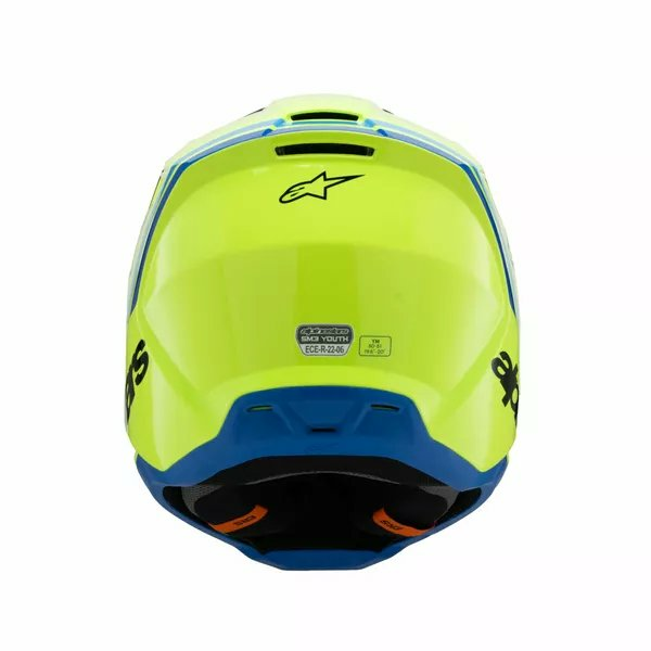 Casca Copii Alpinestars S-Mm3 Radium Black/Blue/Yellow-3