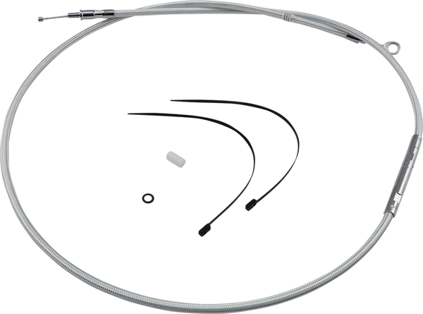 High-efficiency Braided Sterling Chromite Ii® Clutch Cable Silver, 2, nordicamoto.ro