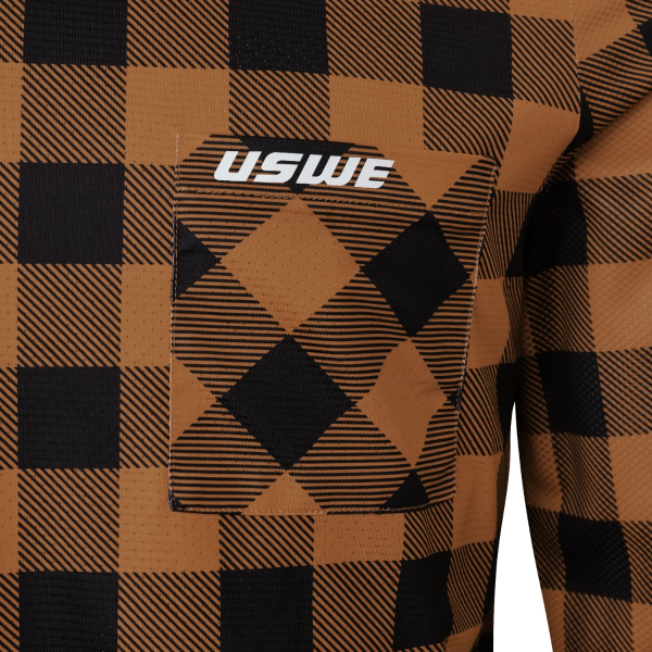 Tricou USWE Flannel Flame Bronze-0