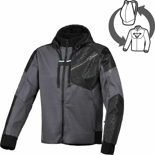 Geaca de vara textil dama MACNA DISTEC M Negru, 3, nordicamoto.ro