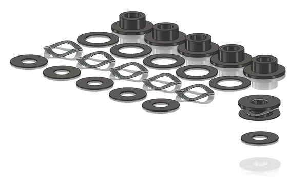 Set de montare negru, 3, nordicamoto.ro