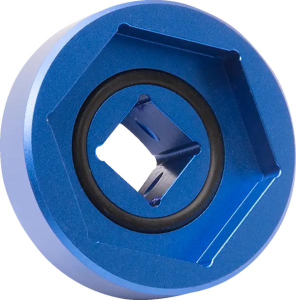 Fork Cap Socket 39 Mm Blue, Anodized -0